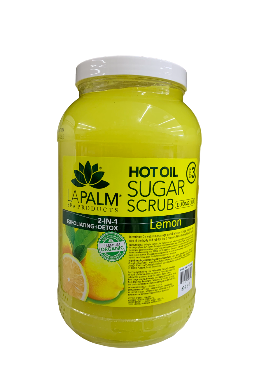 Lapalm Hot Oil Sugar Scrub Lemon
